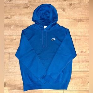 Blue Nike Men's Sportswear Club Fleece Hoodie